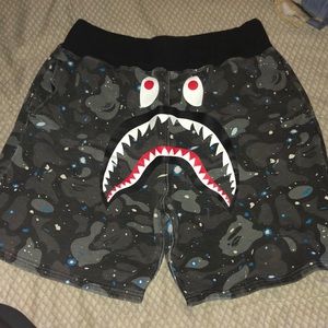 Bape shorts space camp size xl